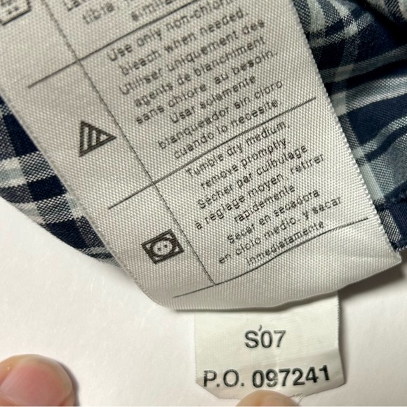 Carhartt Men's Blue and Gray Plaid Button Down Shirt 2XL - Picture 5 of 6